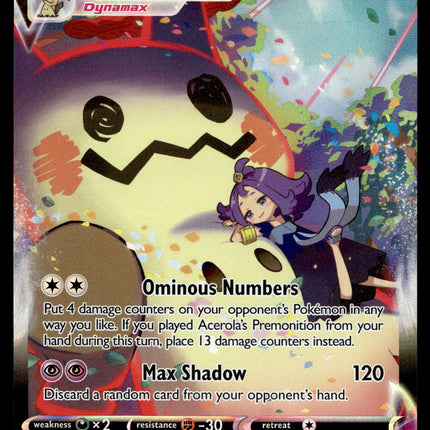 Mimikyu Vmax - TG17/TG30 - NM - Alt Art - Brilliant Stars - Pokemon - A7-77