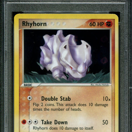 Rhyhorn - 70/101 - PSA 9 - Reverse Holo - Hidden Legends - Pokemon - 80901