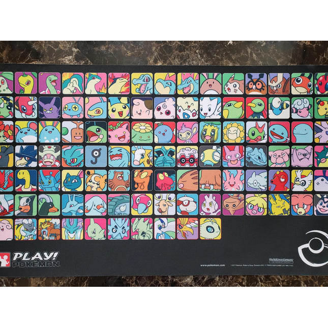 Pokemon Generation 2 - Professor Store Online - Playmat - Light Play - RARE!