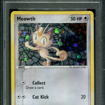 Meowth - 69/112 - PSA 9 - Reverse Holo - FRLG - Pokemon - 80790
