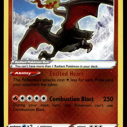 Radiant Charizard - 020/159 - NM - Ultra Rare - Crown Zenith - Pokemon - A7-71
