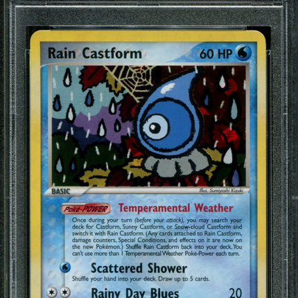 Rain Castform - 23/101 - PSA 9 - Reverse Holo - Hidden Legends - Pokemon - 65048