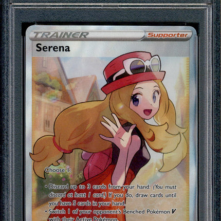 Serena - 193/195 - PSA 8 - Full Art - Silver Tempest - Pokemon - 76442