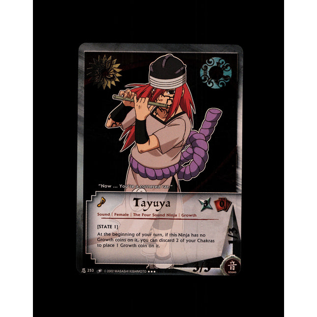 Tayuya - 253 - NM - 1st Edition - Foil - Naruto CCG - D4-322