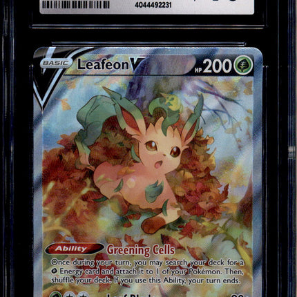 Leafeon V - 167/203 - CGC 10 - Alt Art - Evolving Skies - Pokemon - 92231