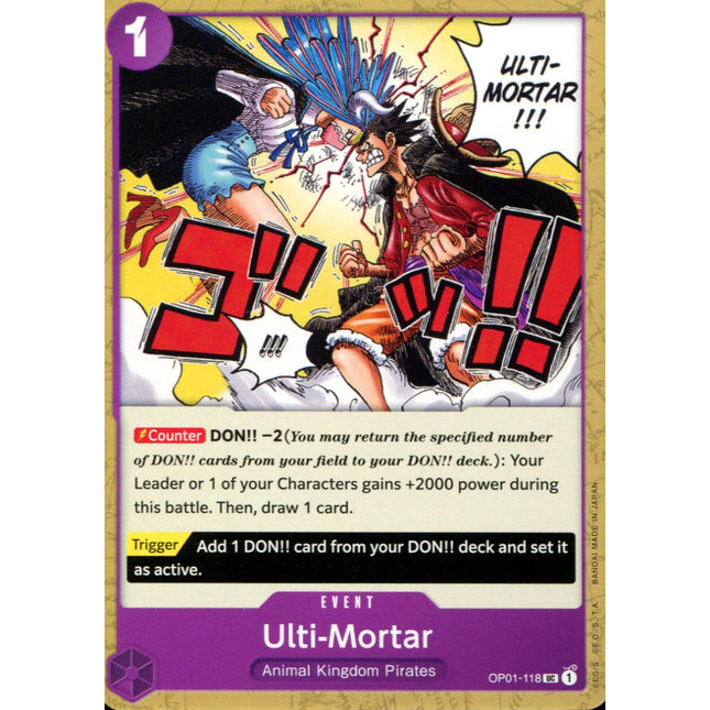 Ulti-Mortar - OP01-118 - Uncommon - English - One Piece TCG OP-01