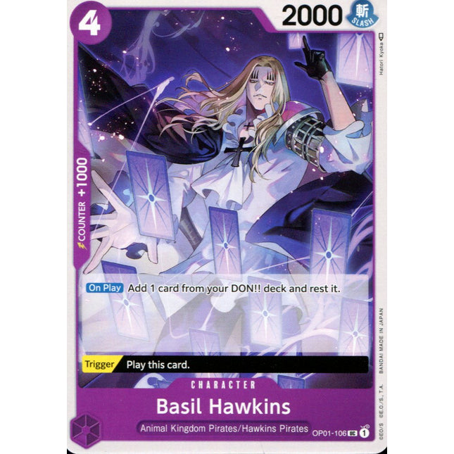 Basil Hawkins - OP01-106 - Uncommon - English - One Piece TCG OP-01