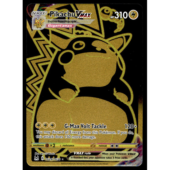 Pikachu Vmax - TG29/TG30 - NM - Secret Rare - Lost Origin - Pokemon - A7-12