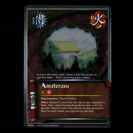 Amaterasu - PR 037 - NM - Foil - Promo - Naruto CCG - E1-2