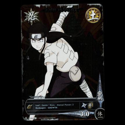 Neji Hyuga - 1155 - NM - 1st Edition Full Art - S21 - Naruto CCG - D3-103