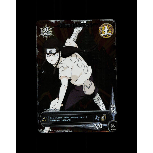 Neji Hyuga - 1155 - NM - 1st Edition Full Art - S21 - Naruto CCG - D3-103