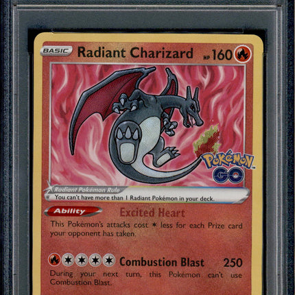 Radiant Charizard - 011/078 - PSA 10 - Ultra Rare - Pokemon GO - Pokemon - 79954