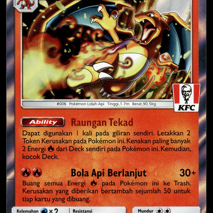 Charizard - 181/SM-P - PSA NM - Indonesian - KFC - Promo - Pokemon - A1-35