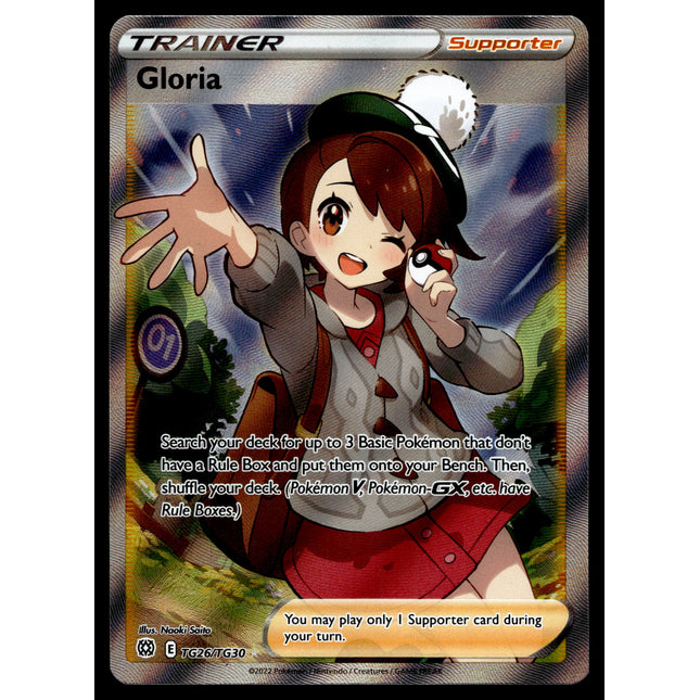 Gloria - TG26/TG30 - NM - Full Art - Brilliant Stars - Pokemon - C3-40