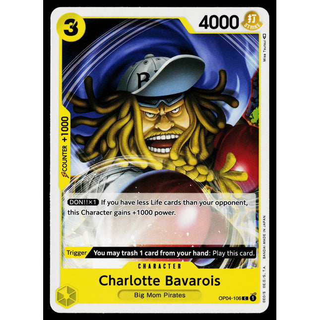 Charlotte Bavarois - OP04-106 - NM - Common - English OP04 - One Piece TCG