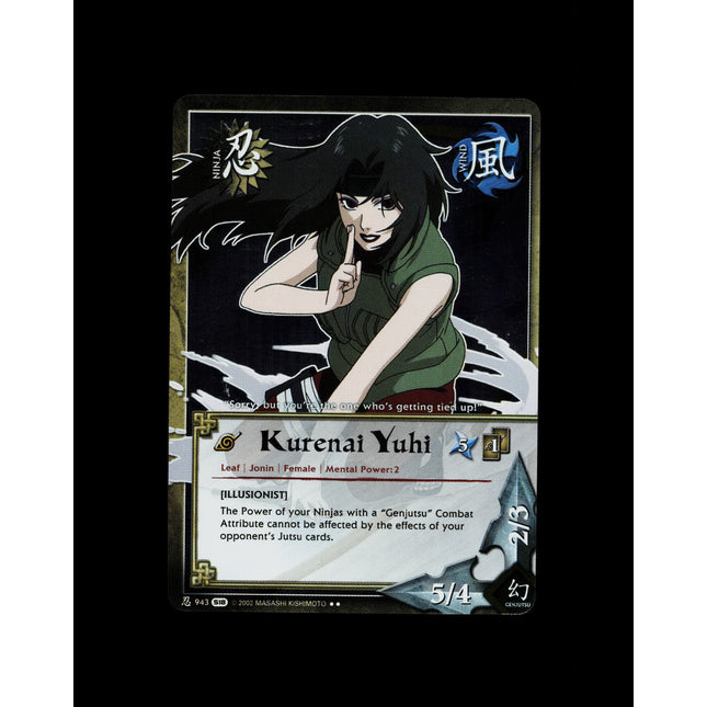 Kurenai Yuhi - 943 - NM - 1st Edition Foil - S18 - Naruto CCG - D3-3