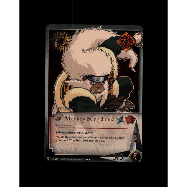 Monkey King Enma - 164 - NM - 1st Edition - Foil - Naruto CCG - D4-346