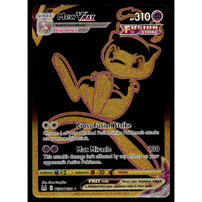 Mew Vmax - TG30/TG30 - NM - Secret Rare - Lost Origin - Pokemon - A7-4