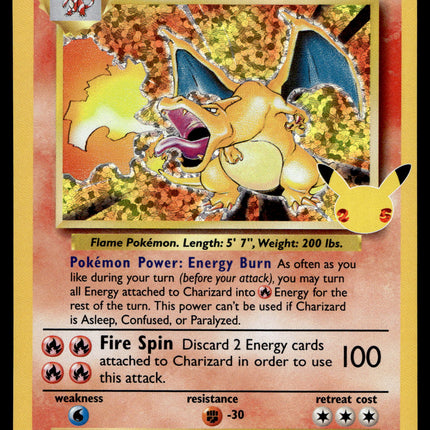 Charizard - 4/102 - NM - Holo - Celebrations - Pokemon - A6-47