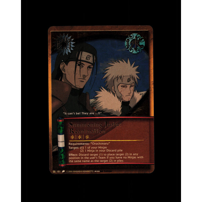 Summoning Jutsu: Reanimation - 151 - NM - 1st Edition - Foil - Naruto CCG - D4-350