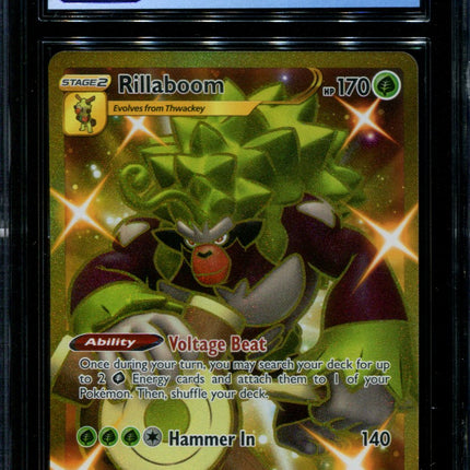 Rillaboom - 197/189 - CGC 9.5 Gem Mint - Darkness Ablaze - 68099