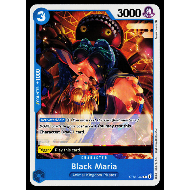 Black Maria - OP04-052 - NM - Common - English OP04 - One Piece TCG