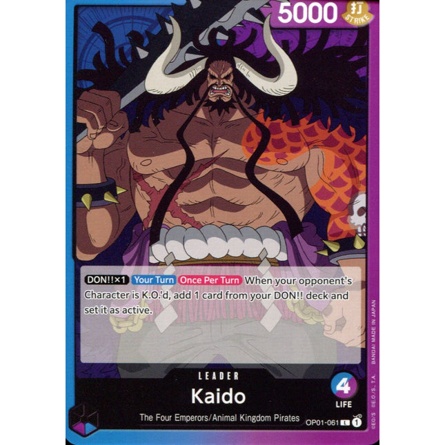 Kaido - OP01-061 - Leader - English