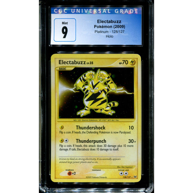 Electabuzz - 128/127 - CGC 9 - Platinum - Holo - Pokemon - 94022