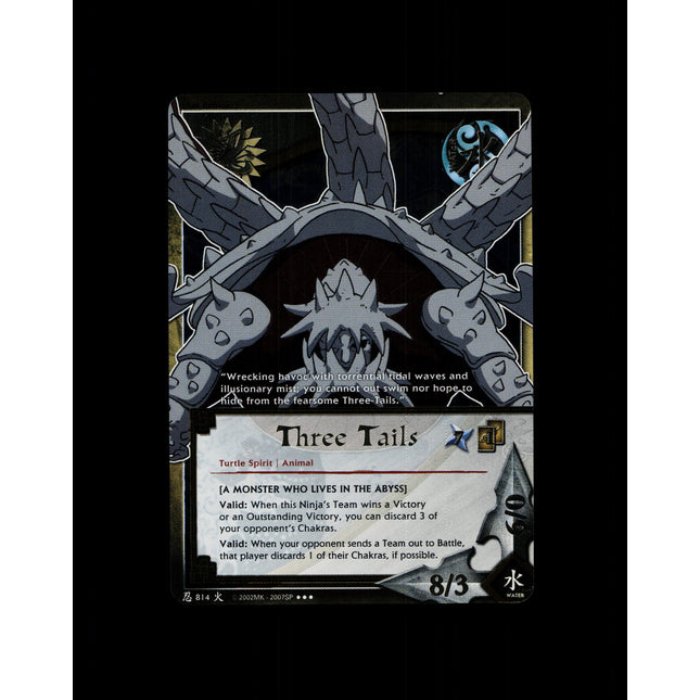 Three Tails - 814 - NM - 1st Edition - Foil - Naruto CCG - D4-293
