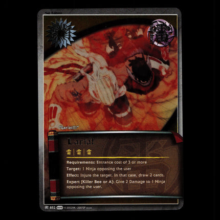 Lariat - 852 - NM - 1st Edition Foil - S22 - Naruto CCG - D4-23