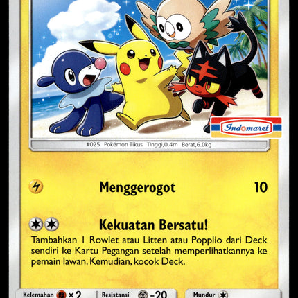Pikachu - 009/SM-P - PSA NM - Indonesian - Indomart - Promo - Pokemon - A1-66