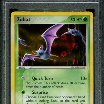 Zubat - 83/101 - PSA 7 - Reverse Holo - Hidden Legends - Pokemon - 80880