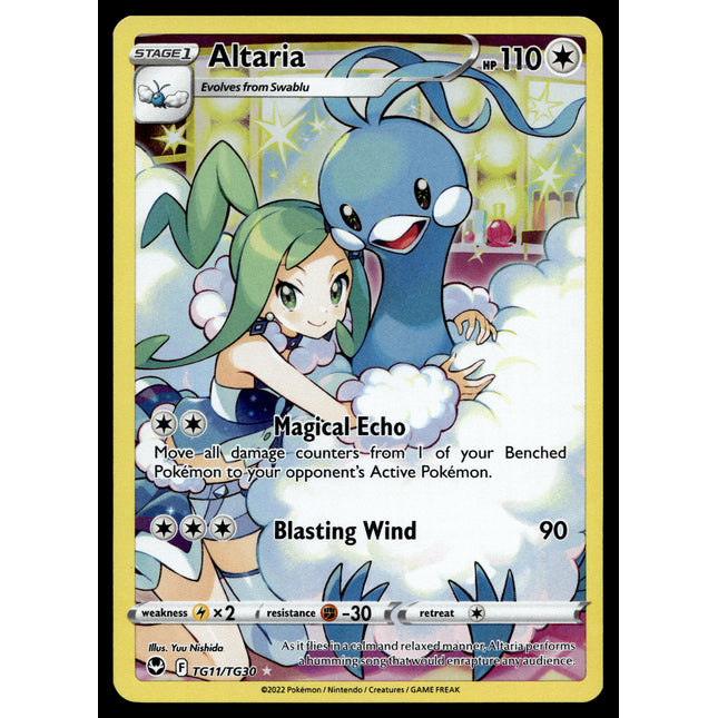 Altaria - TG11/TG30 - NM - Full Art - Silver Tempest - Pokemon - A6-12