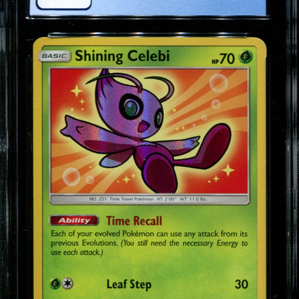 Shining Celebi - SM79 - CGC 8.5 - Black Star Promo - Shining Legends - Pokemon -  15145
