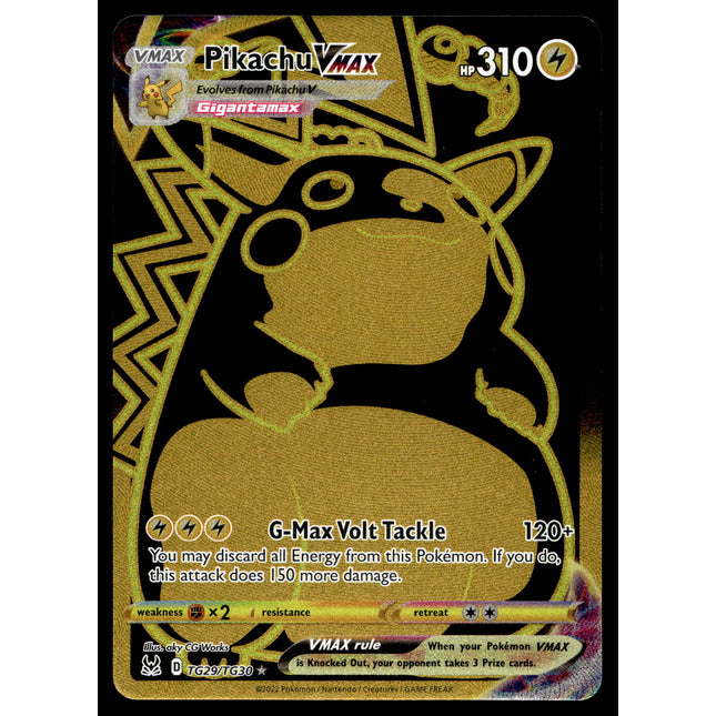 Pikachu Vmax - TG29/TG30 - NM - Secret Rare - Lost Origin - Pokemon - A7-24
