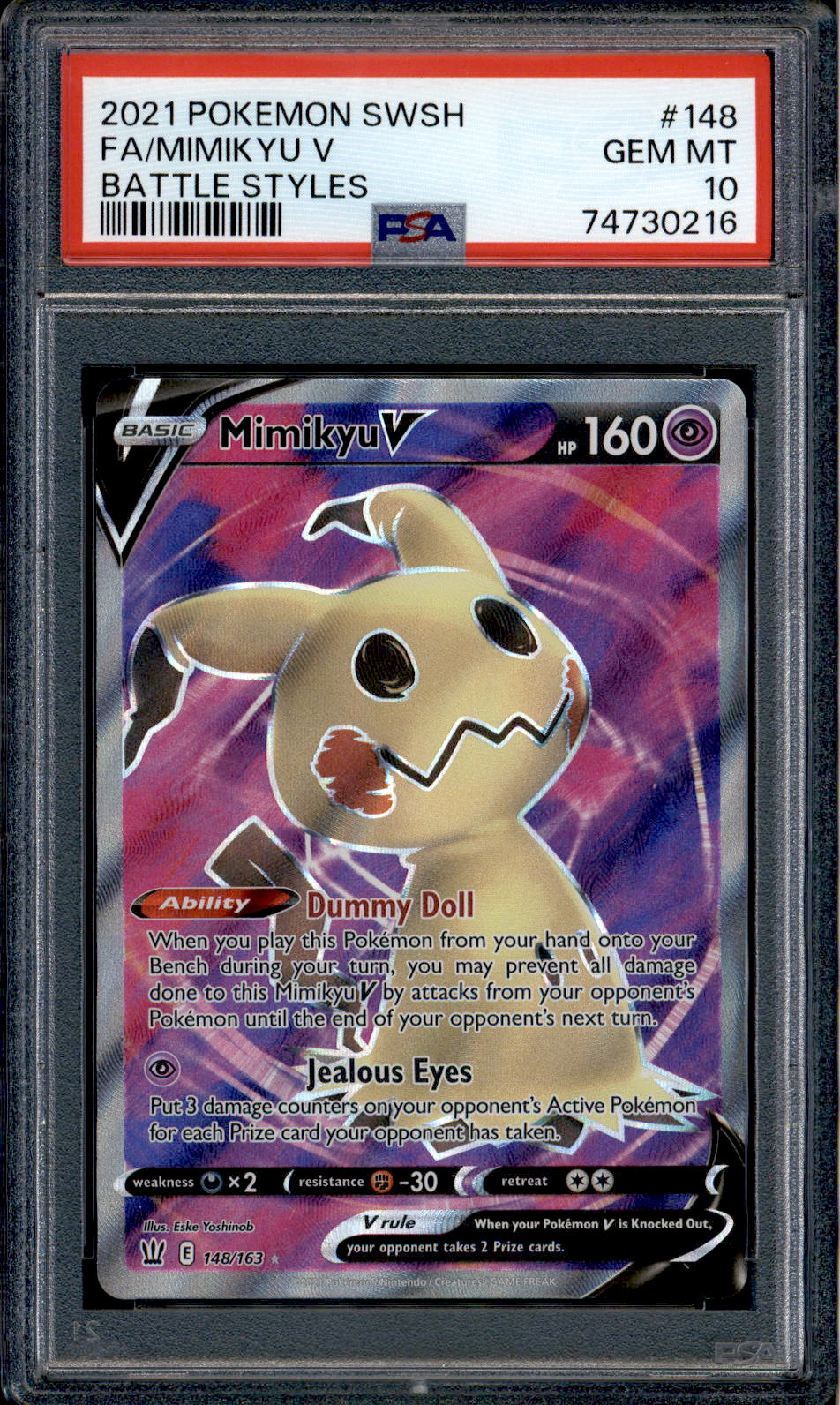 Mimikyu-V (148/163), Busca de Cards