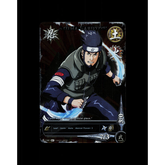 Asuma Sarutobi - 1161 - NM - 1st Edition Full Art - S21 - Naruto CCG - D3-100