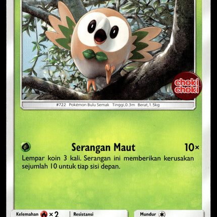 Rowlet - 057/SM-P - NM - Indonesian Choki Choki - Promo - Pokemon - B1-51