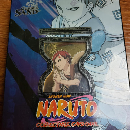 Curse of Sand - Set 3 - Theme Deck x1 - Gaara Art (Blue) - Naruto CCG Card Game - Sealed