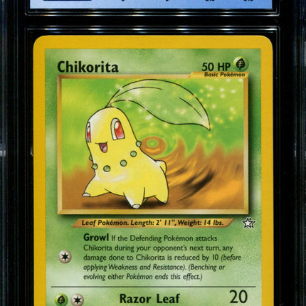 Chikorita - 54/111 - CGC 9 Mint - Neo Genesis - Pokemon - 37276