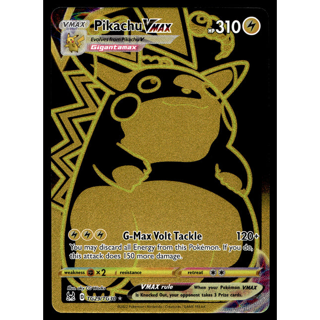 Pikachu Vmax - TG29/TG30 - NM - Secret Rare - Lost Origin - Pokemon - A7-30