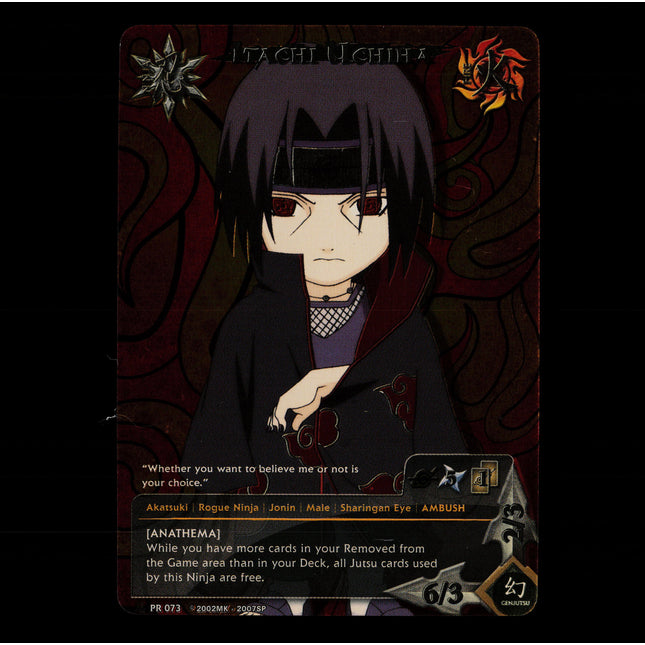 Itachi Uchiha - PR 073 - NM - Foil - Promo - Naruto CCG - E1-59