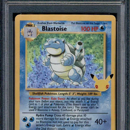 Blastoise - 2/102 - PSA 10 - Holo - Celebrations - Pokemon - 61986