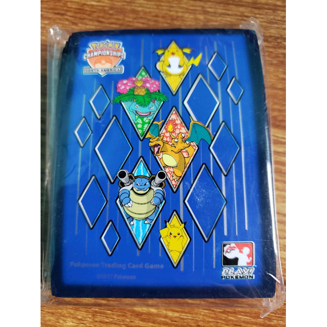 Pokemon North America Championships - 2017 - Sleeves - Set of 64 - Sealed