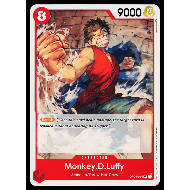 Monkey D. Luffy - OP04-014 - NM - Uncommon - English OP04 - One Piece TCG