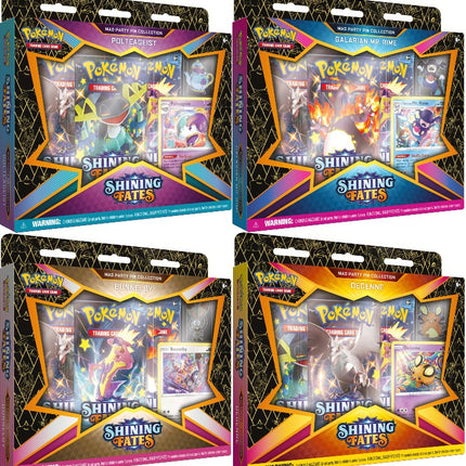 PREORDER - Shining Fates - Pokemon Pin Collection - Mad Party Random Box - Sealed - New