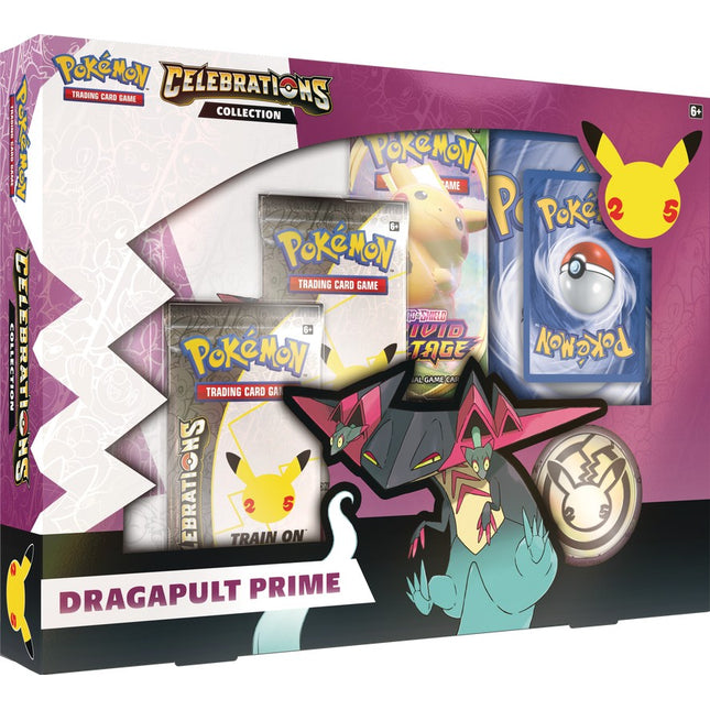 PRE-ORDER - Celebrations Dragapult Prime Collection - Pokemon - Ships 10/8/2021
