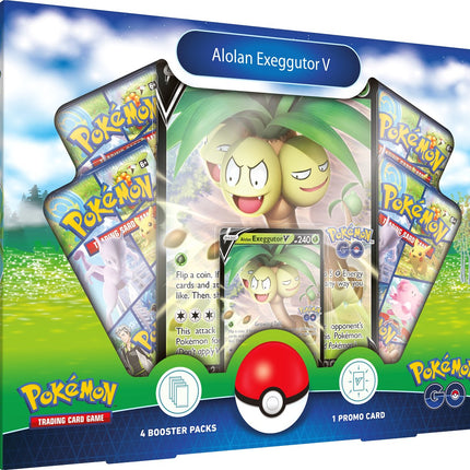 Pokemon GO Alolan Exeggutor V Collection Box - Pokemon - Sealed - New