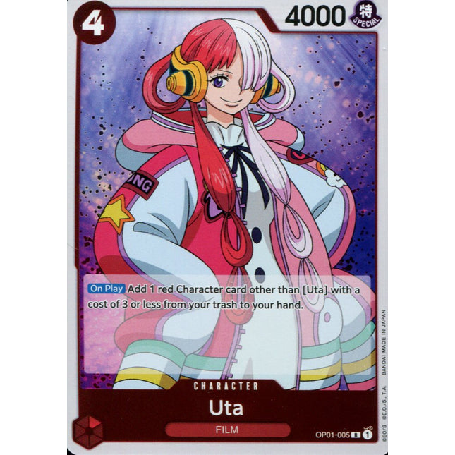 Uta - OP01-05 - Rare - English - One Piece TCG OP-01