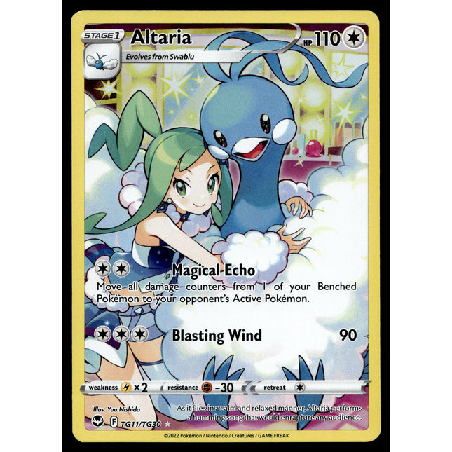 Altaria - TG11/TG30 - NM - Full Art - Silver Tempest - Pokemon - A6-14